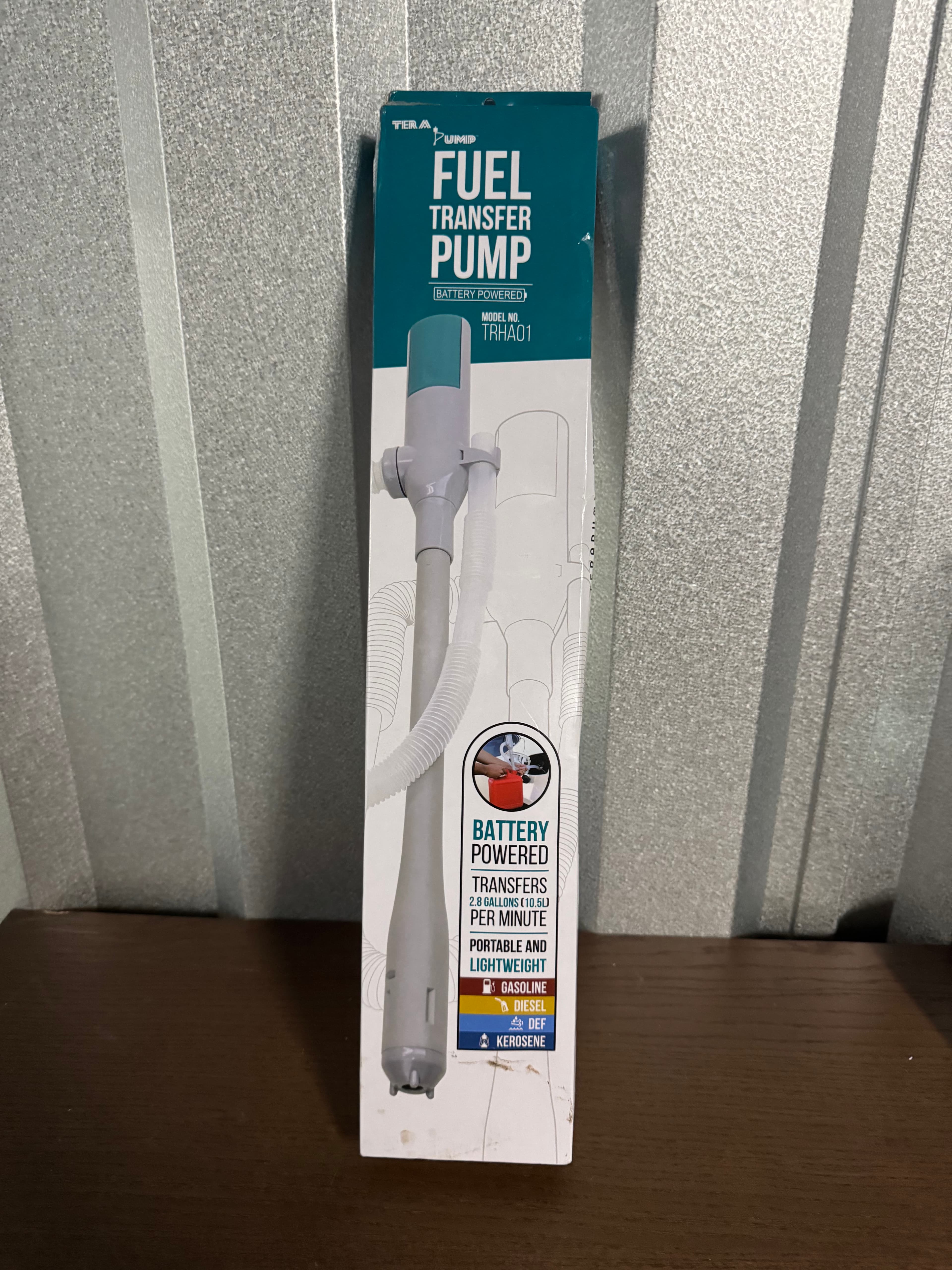 Tera Pump Battery-Powered Fuel Transfer Pump (Model TRHA01)