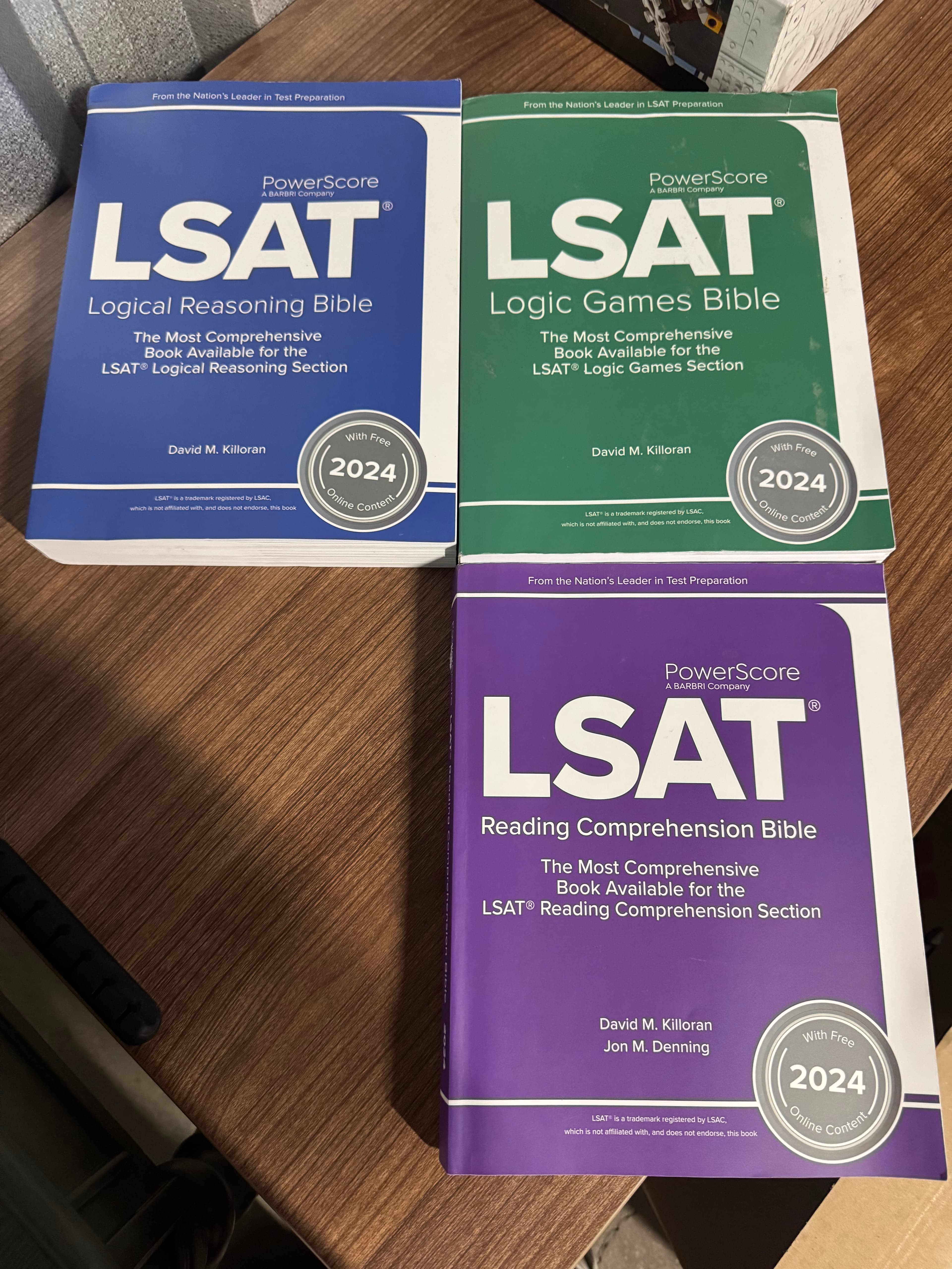 LSAT Study Books (PowerScore Bibles)