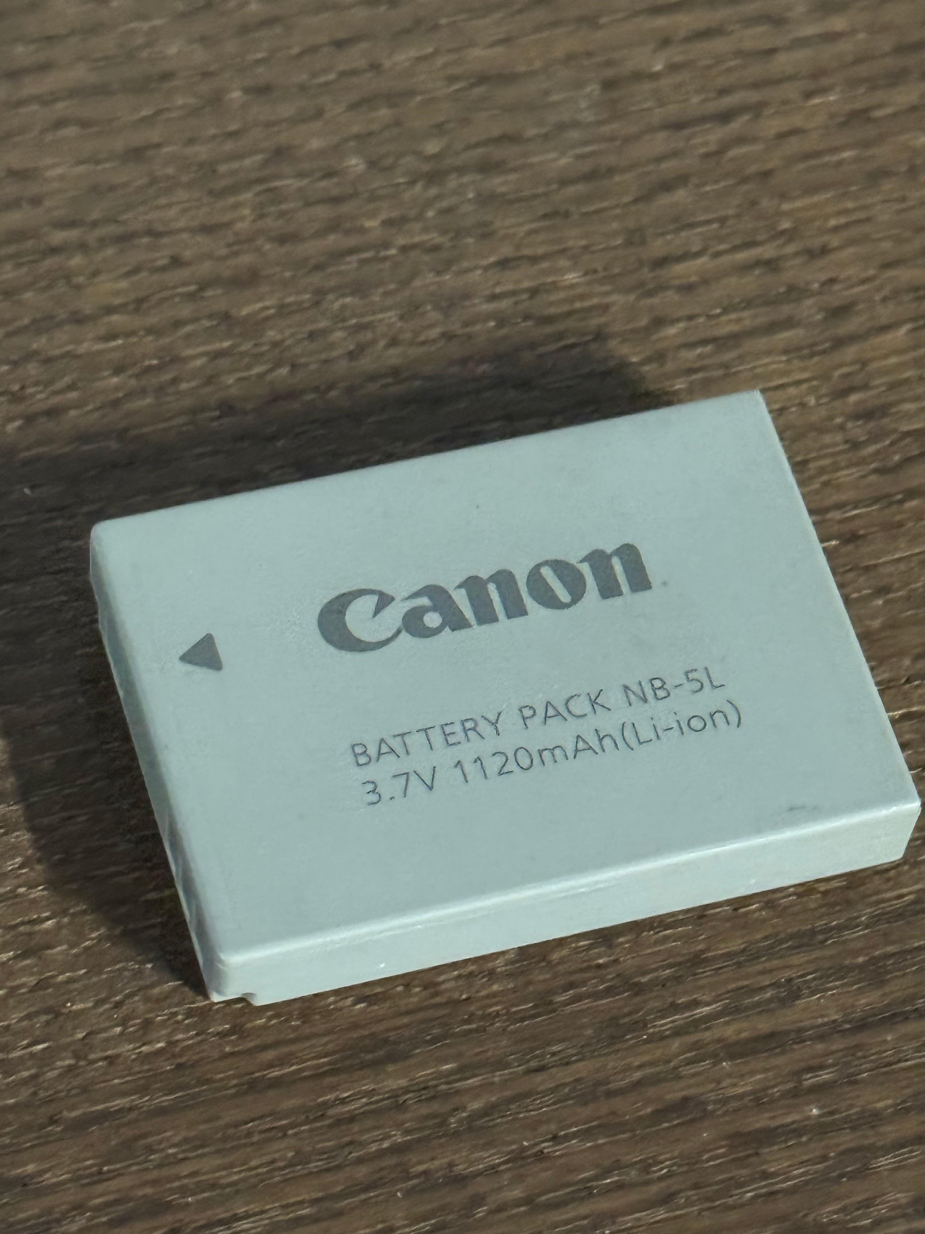 Canon NB-5L Battery Pack (3.7V 1120mAh, Li-Ion)