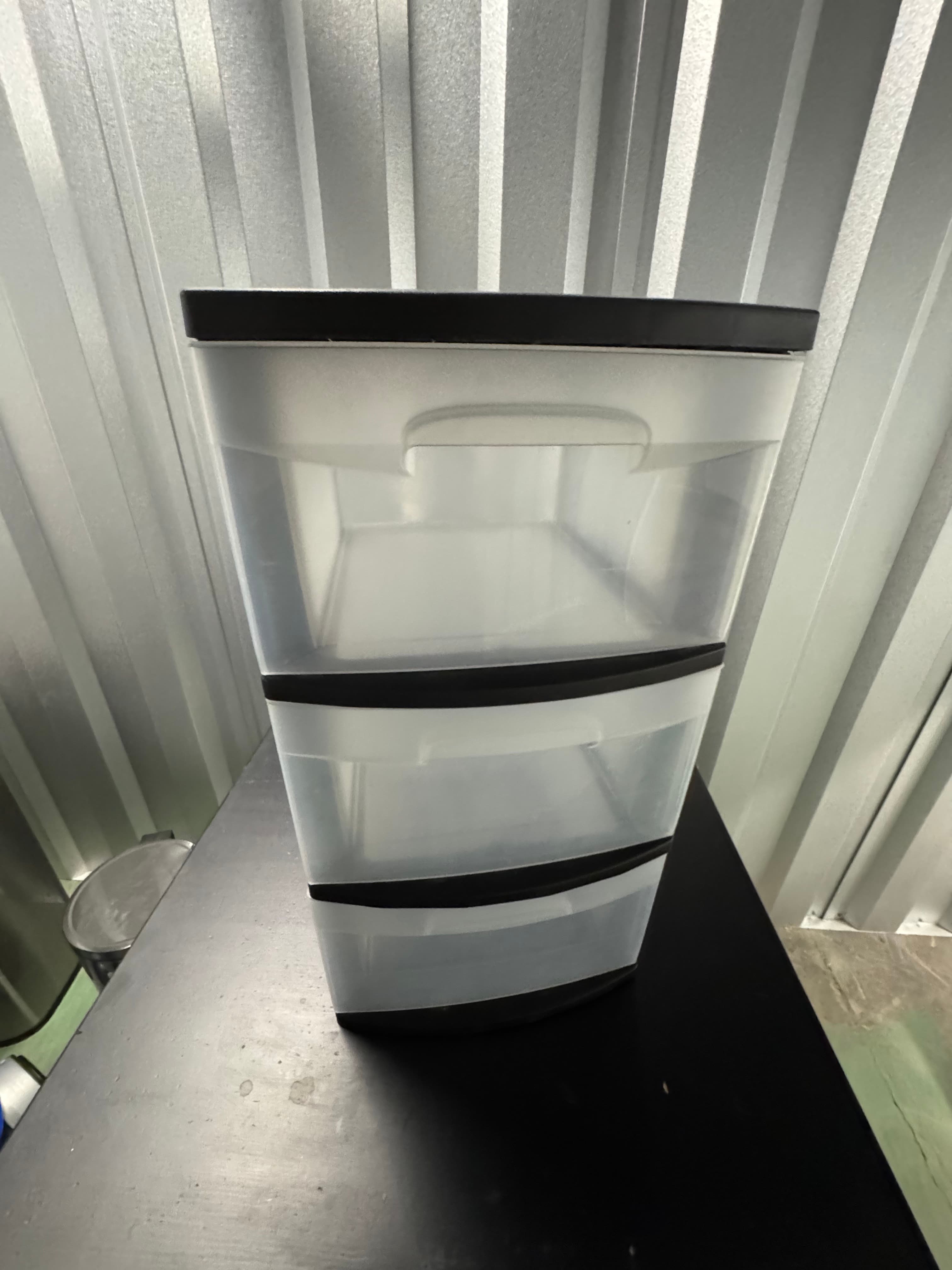 3-Drawer Plastic Storage Organizer