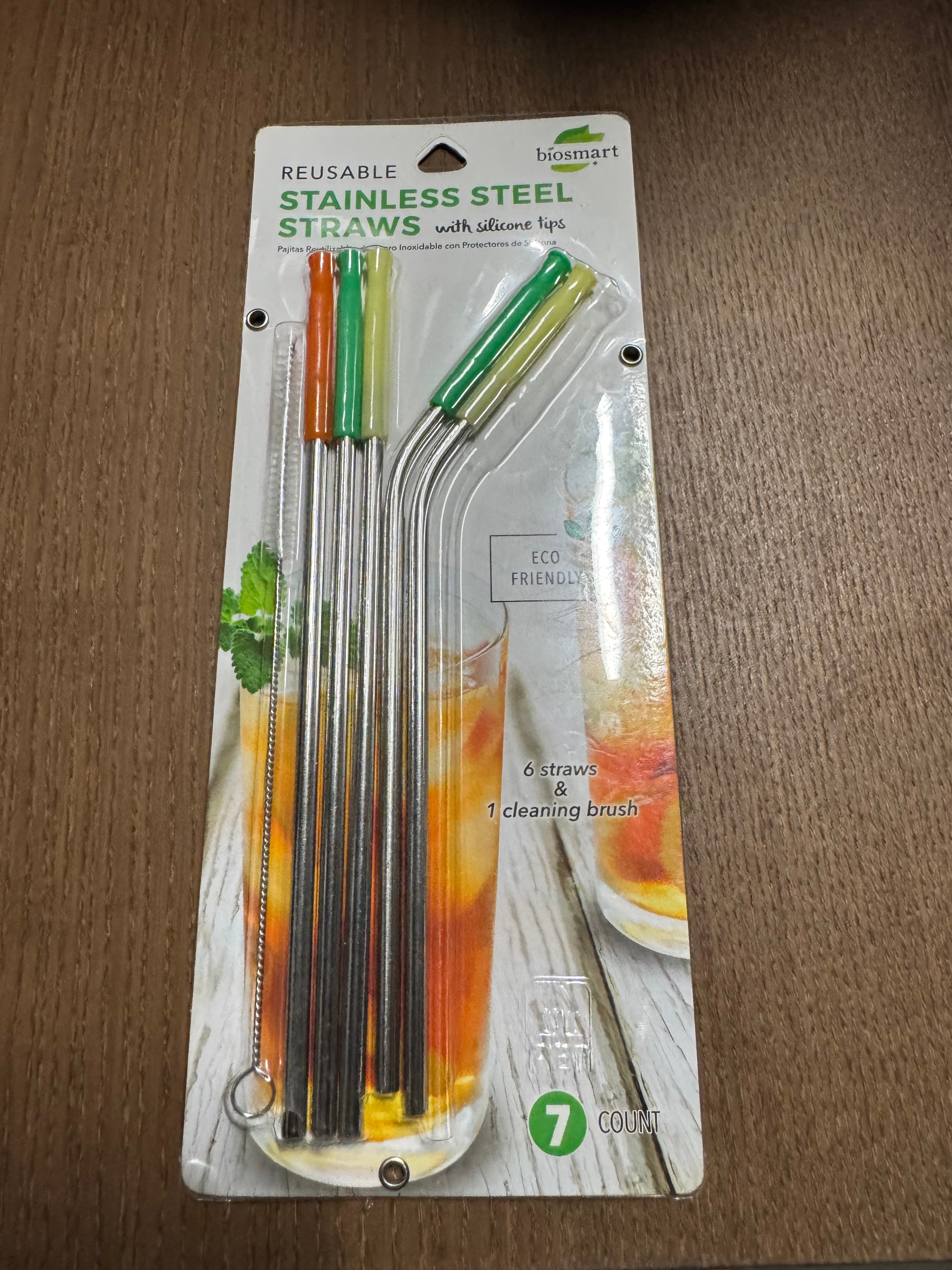 Biosmart Stainless Steel Straws Set