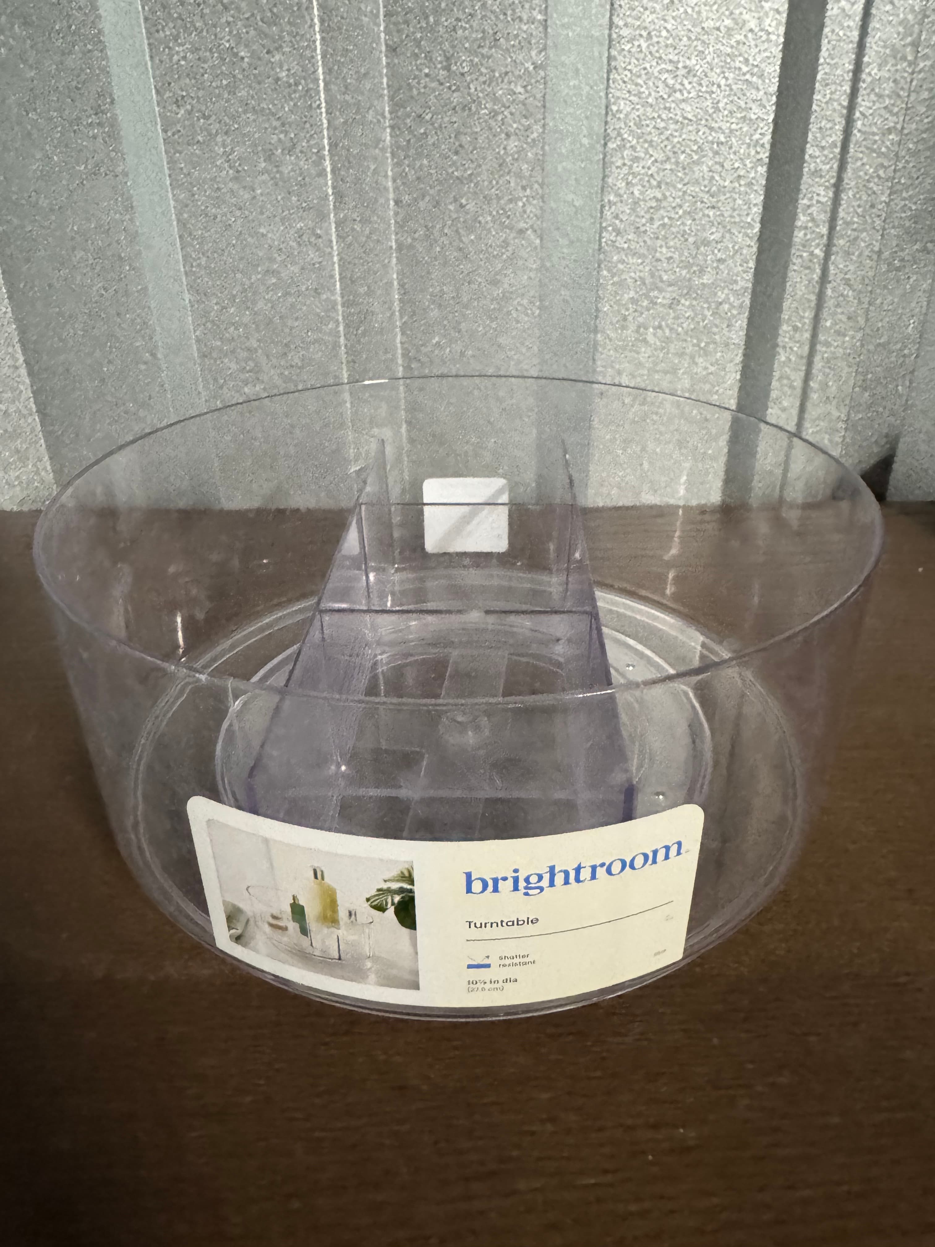 Brightroom Turntable Organizer (Clear)