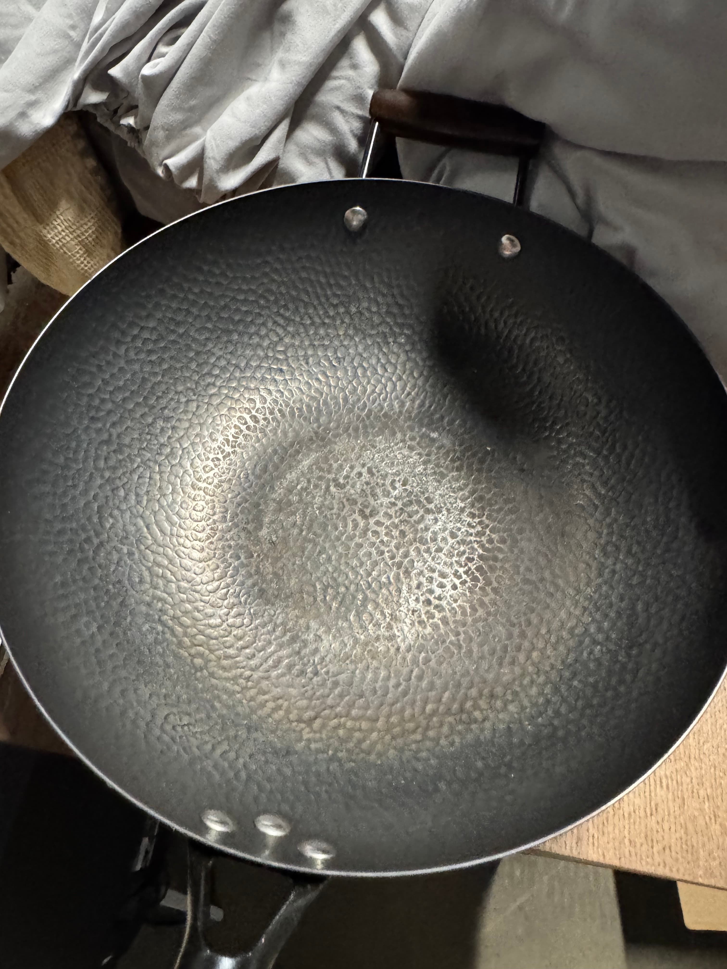 Hammered Carbon Steel Wok