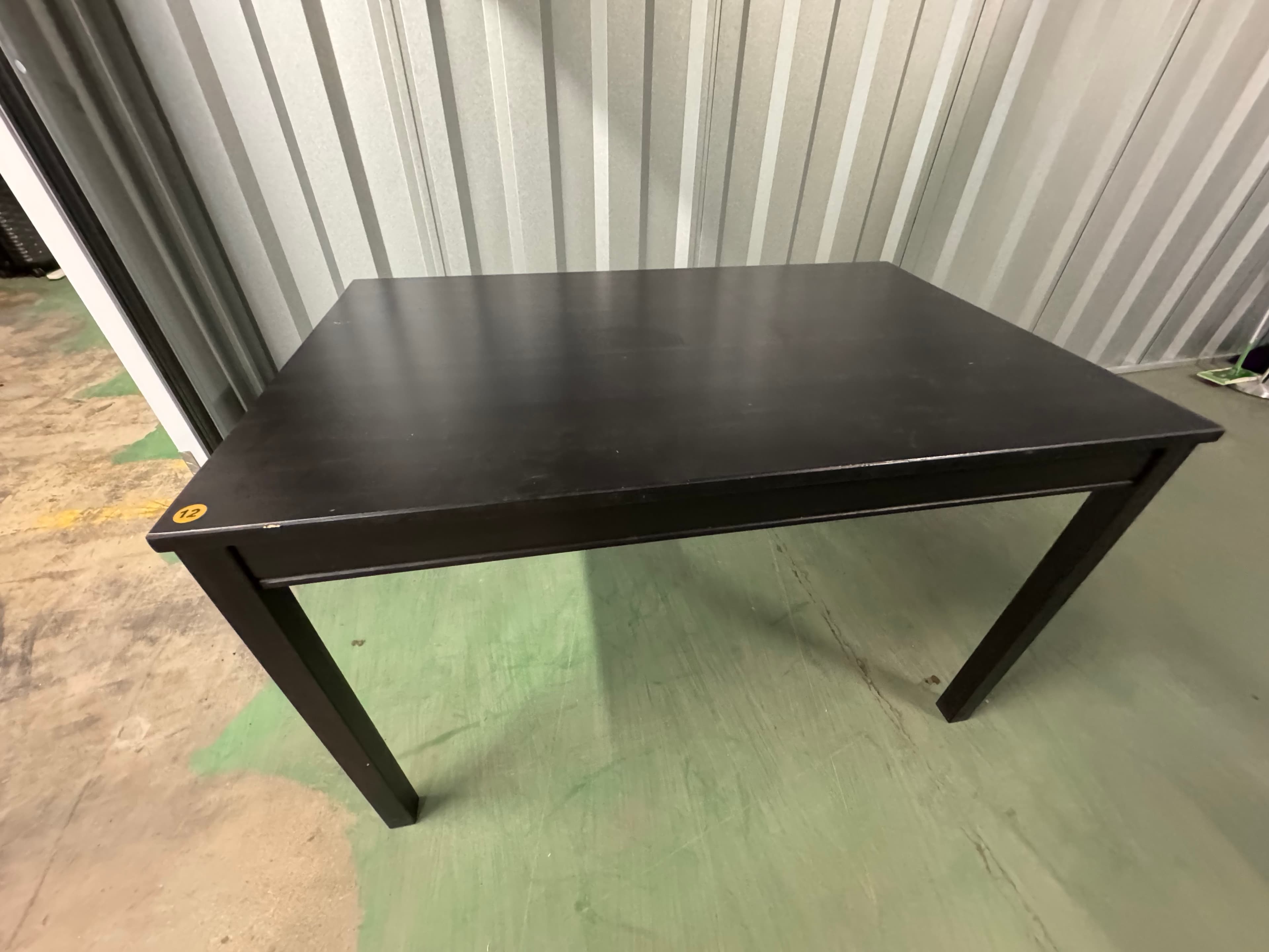 Rectangular Black Dining Table