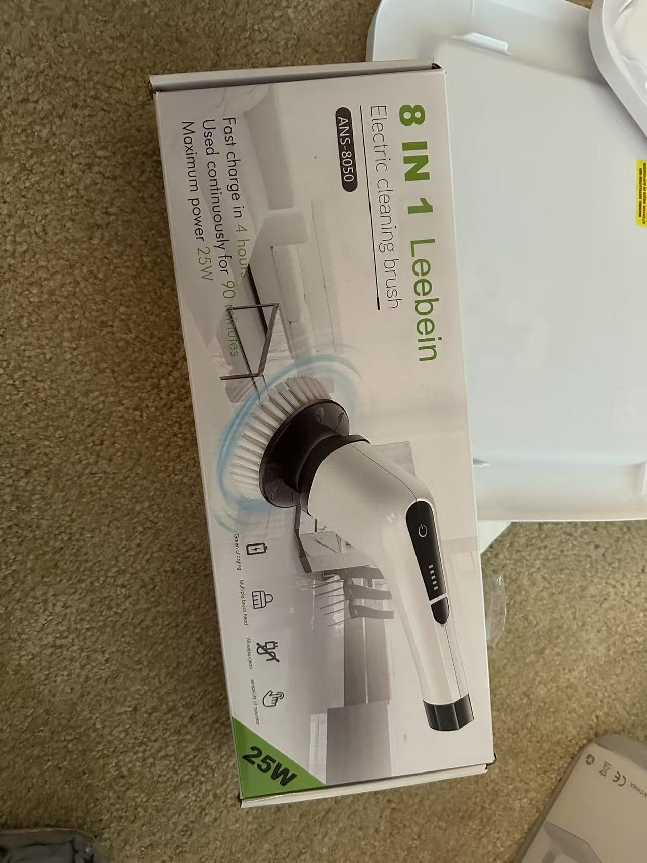 Leebein 8-in-1 Electric Cleaning Brush