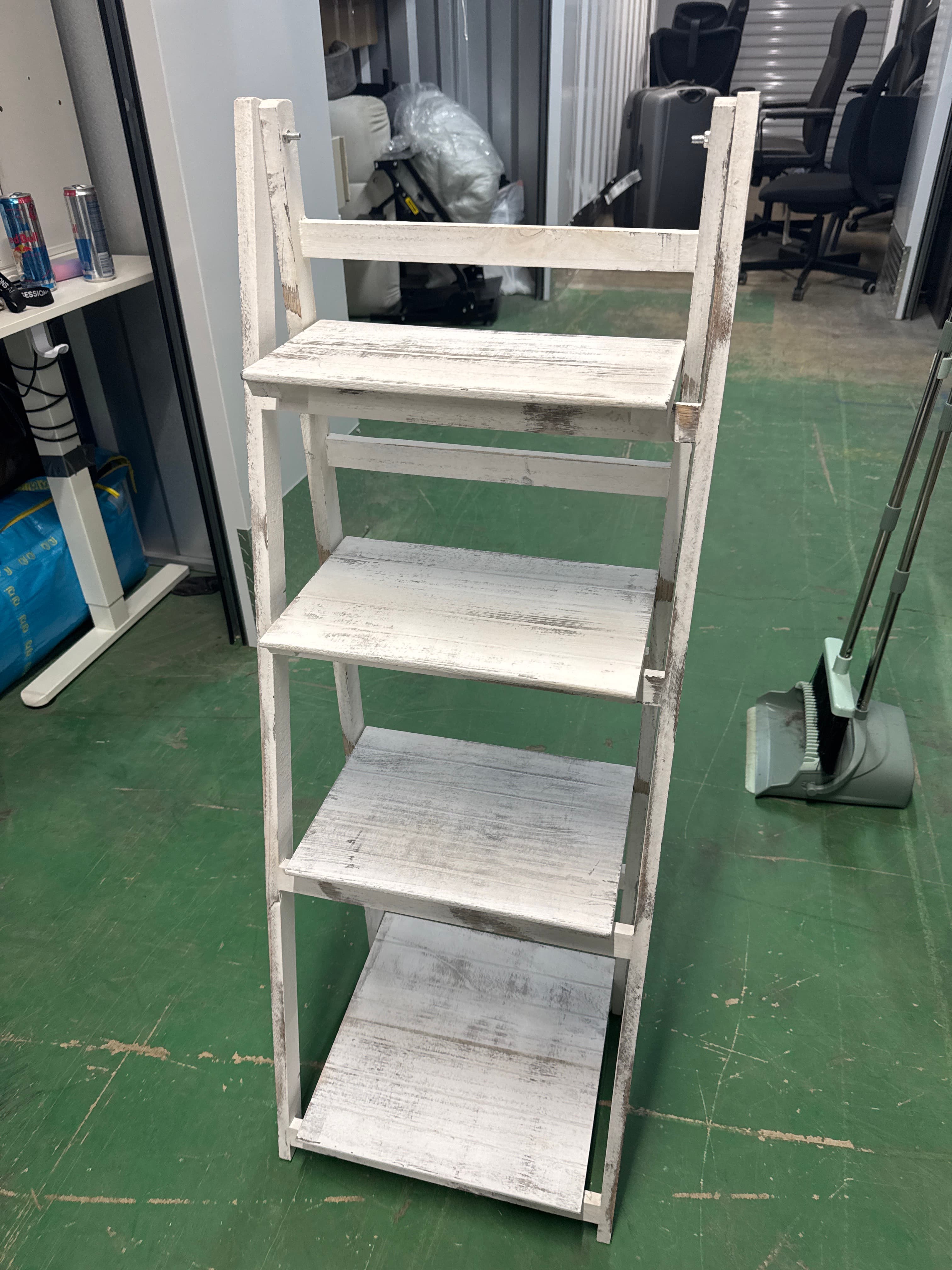 Milltown Merchants White Wooden Shelf