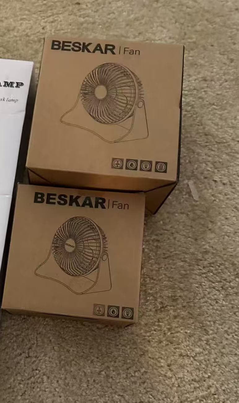 BESKAR Mini USB Fan x2