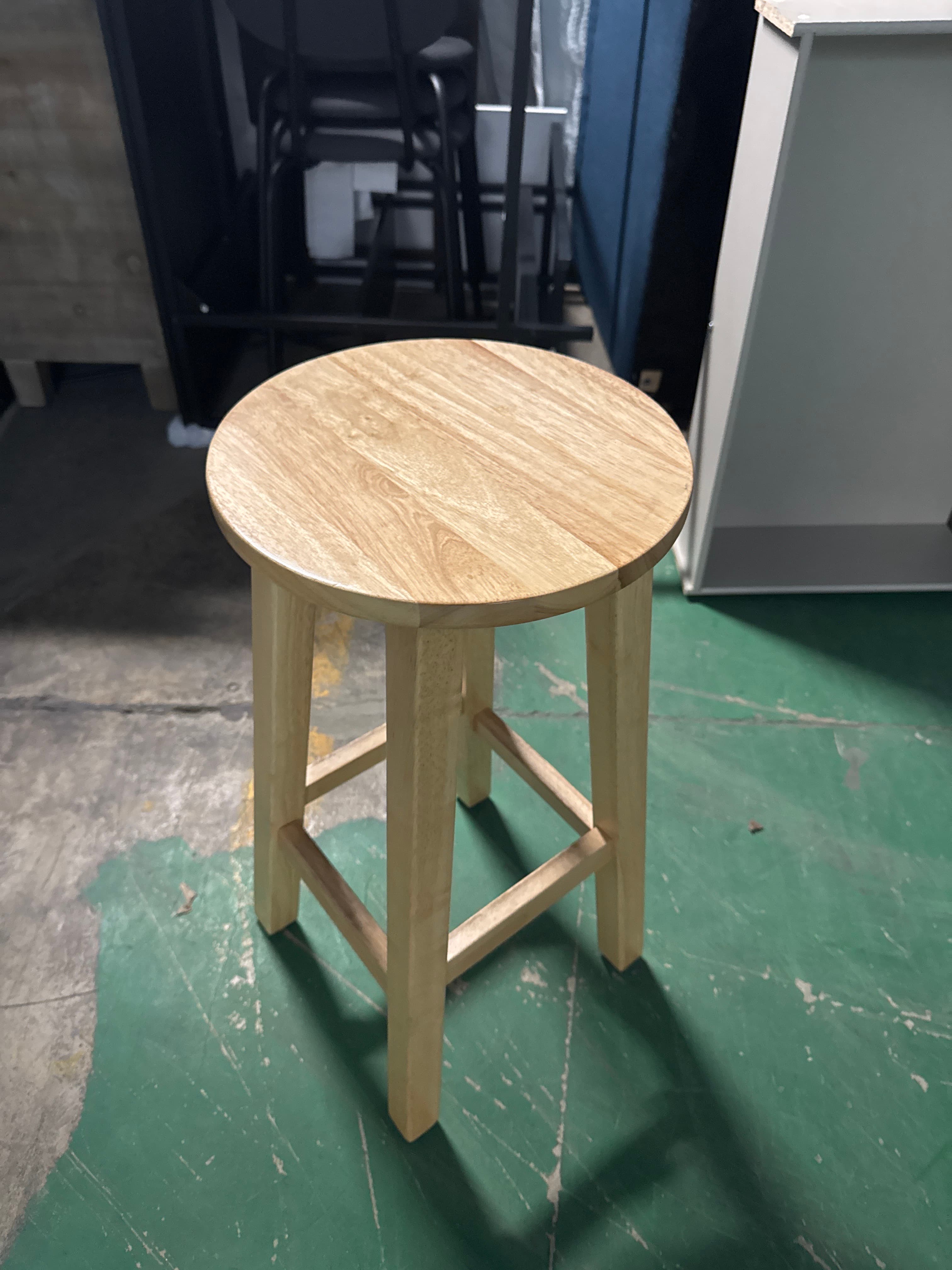 Round Wooden Stool