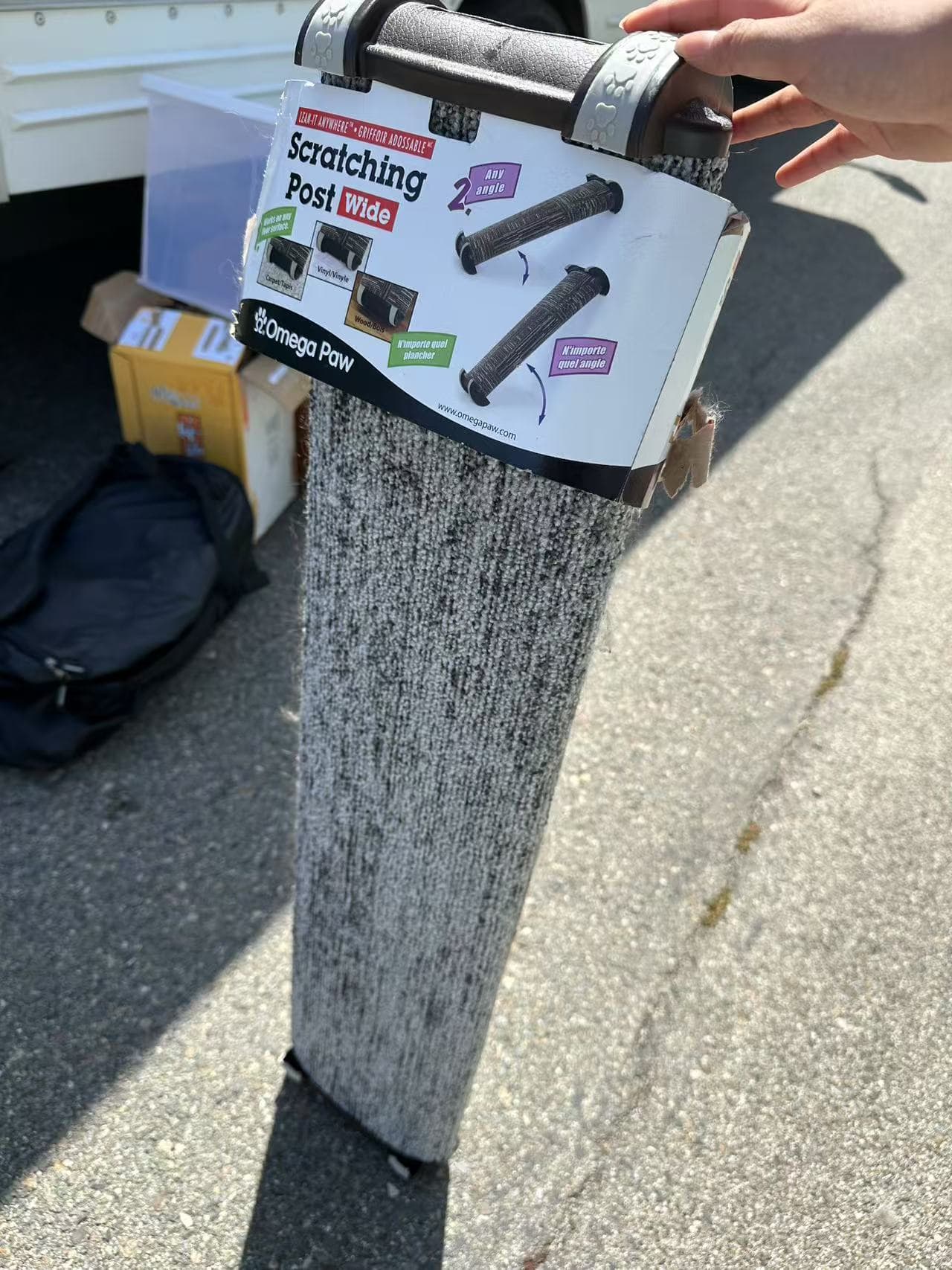 Omega Paw® Wide Scratching Post for Cats